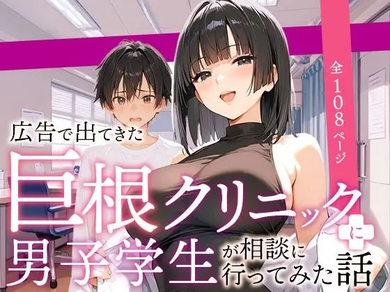 広告で出てきた巨根クリニックに男子学生が相談に行ってみた話 (COMICアイル)