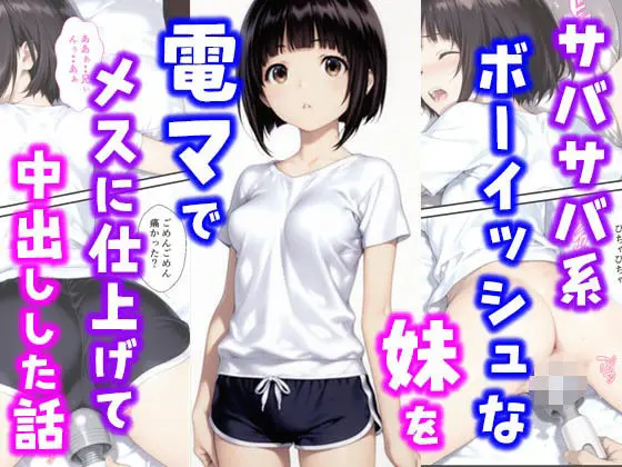 【巨乳】サバサバ系ボーイッシュな妹を電マでメスに仕上げて中出しした話 (種付け彦)