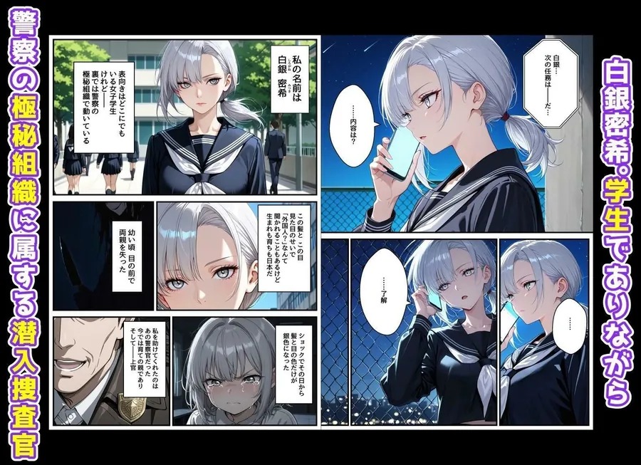 【無料エロ漫画・同人】潜入捜査で芸能スカウトされた結果、エッチな目に遭いました-1枚目