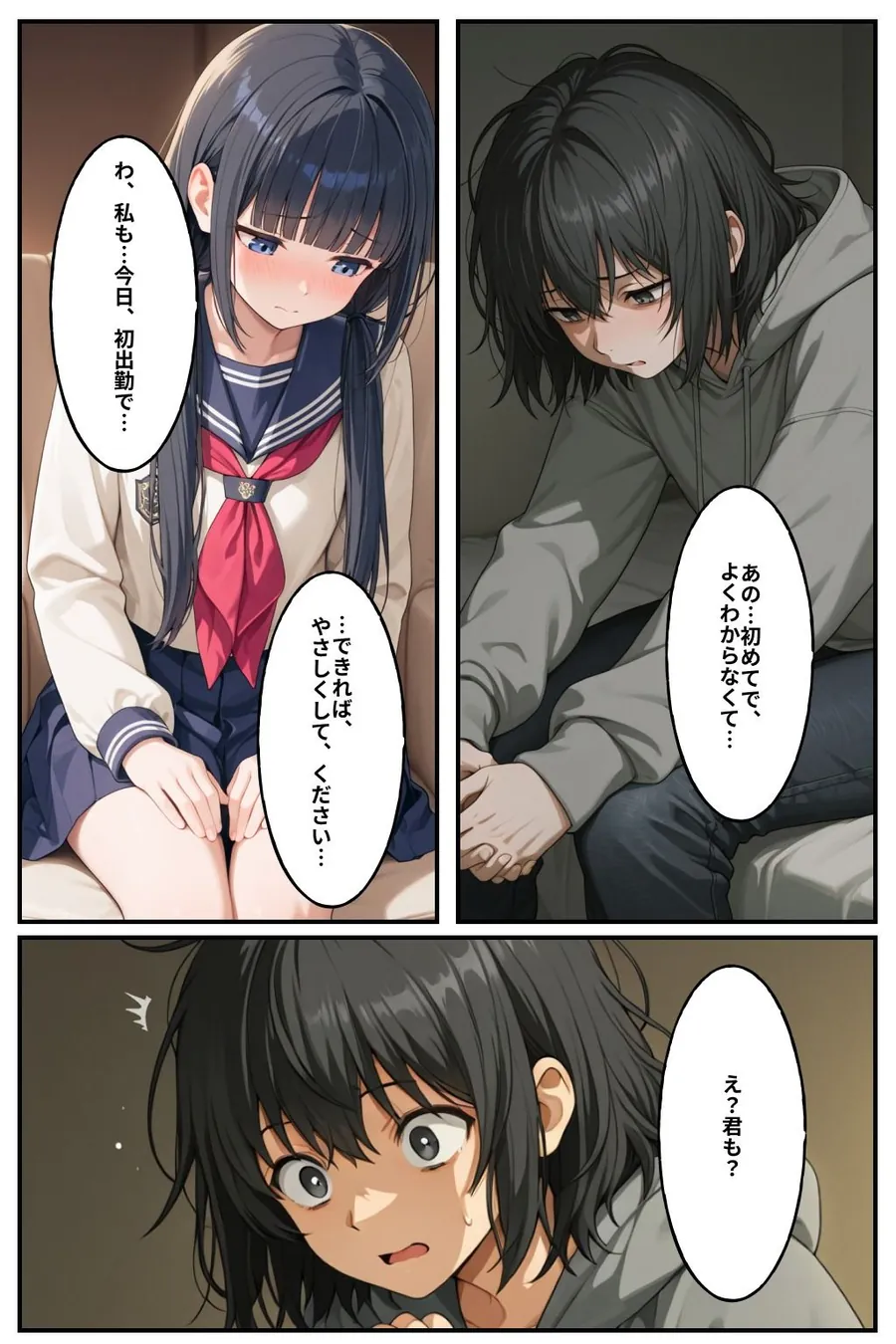 【無料エロ漫画・同人】デリヘル呼んだら陰キャが来た件-3枚目