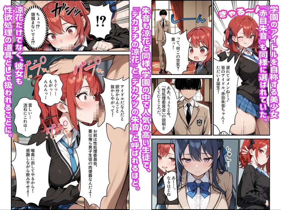 【無料エロ漫画・同人】憧れの生徒会長は性処理肉便器 〜完全無欠の生徒会長、性処理委員に堕ちる〜-2枚目