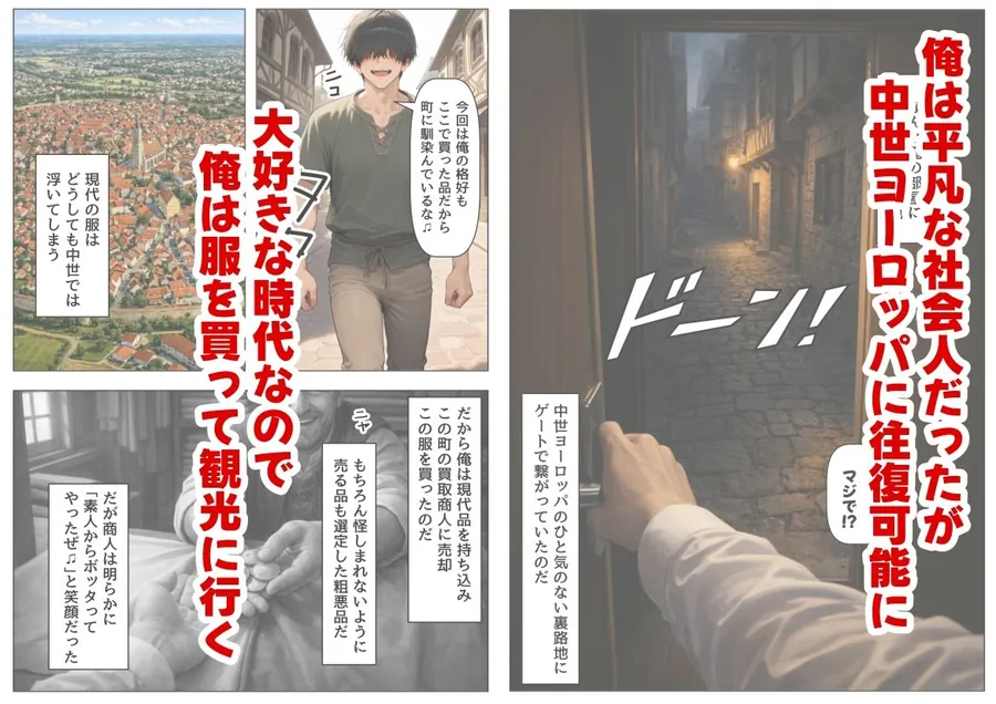 【無料エロ漫画・同人】中世ヨーロッパに俺が転移したら、エロすぎた史実の話 その1-1枚目