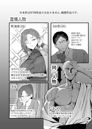 【無料エロ漫画・同人】クール系年上バリキャリ彼女 尊厳破壊和姦2 〜純愛NTRごっこ編〜-7枚目