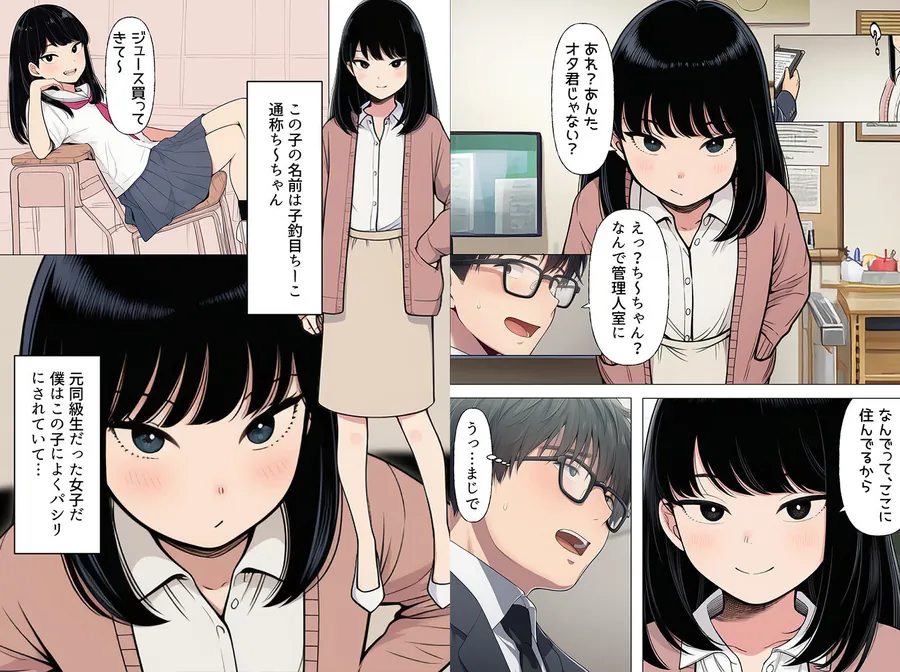 【無料エロ漫画・同人】まさか僕が元同級生しか住んでいないマンションの管理人になるとは-3枚目