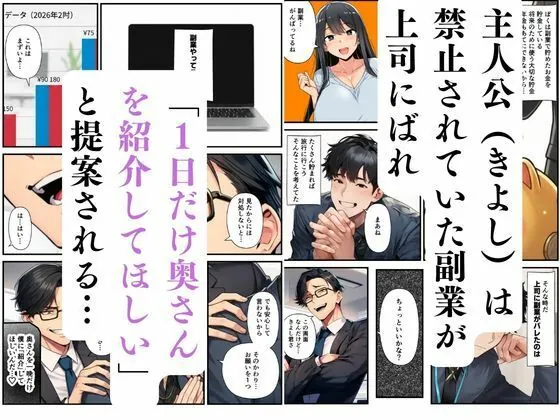 【無料エロ漫画・同人】【妻ネトラレ】清楚妻を巨根上司に貸し出す〜快楽堕ちする巨乳〜-2枚目