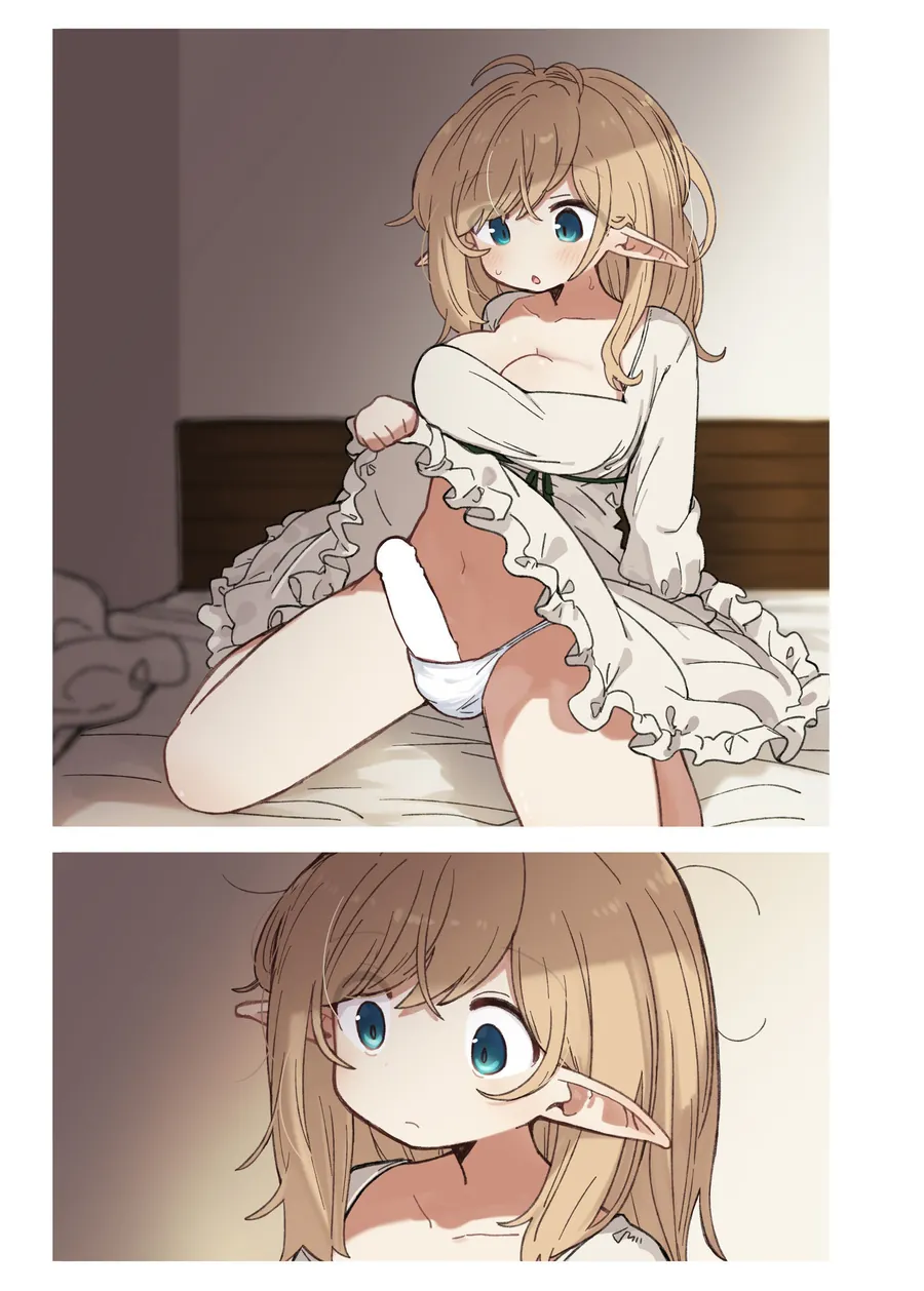 【無料エロ漫画・同人】エルフと悪い薬。-2枚目